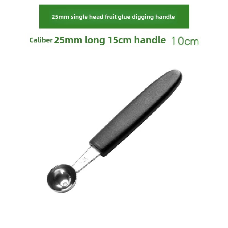 Stainless Steel Ball Digger Fruit Ball Round Spoon Ice Cream Digging Spoon Multifunctional Set Fruit Cutting Split Carved Knife