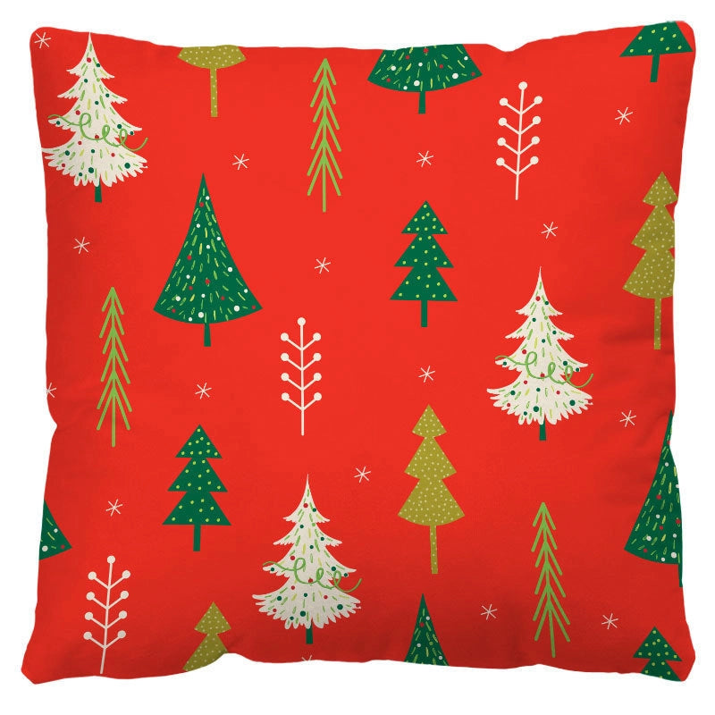 Christmas  Classic Style Christmas Tree Letter Snowman  Pillow Cases Couch & Sofa Decor