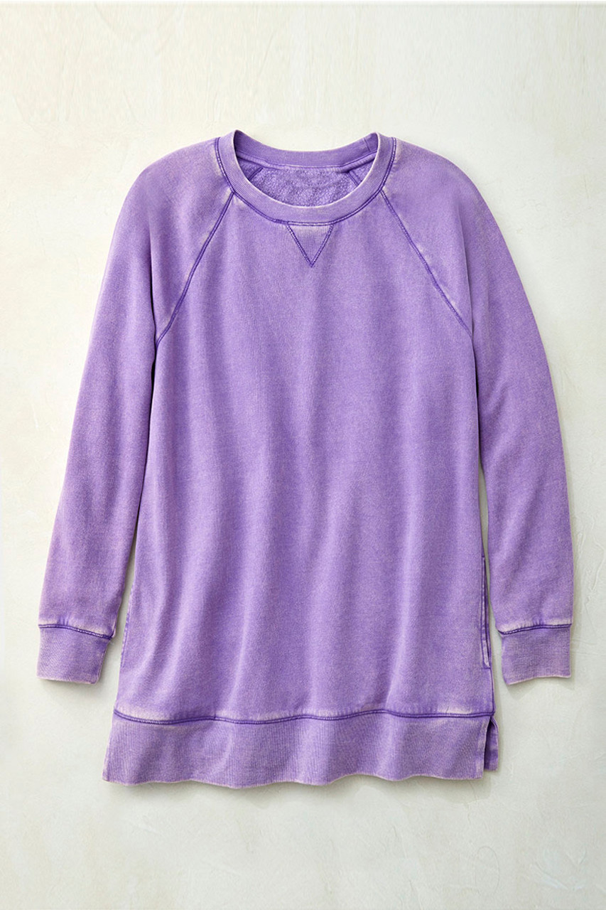 Colorwash Tunic Sweatshirt
