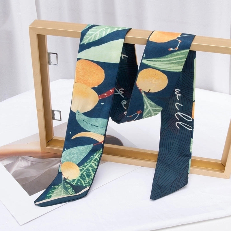 Women's Casual Minimalist Printing Plaid Flower Polyester Hair Band