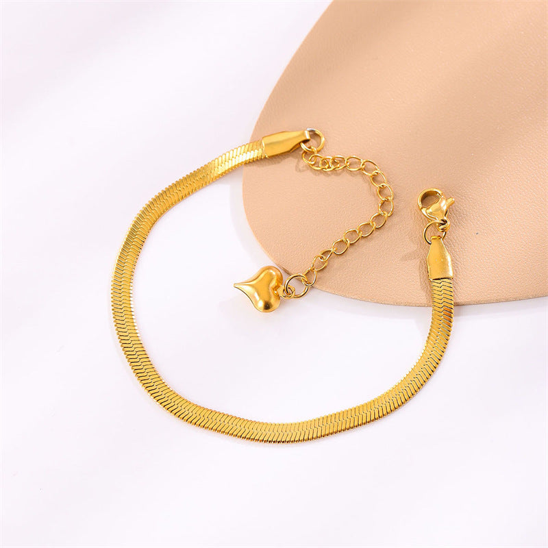 Women Minimalist Stainless Steel Electroplating Bracelets