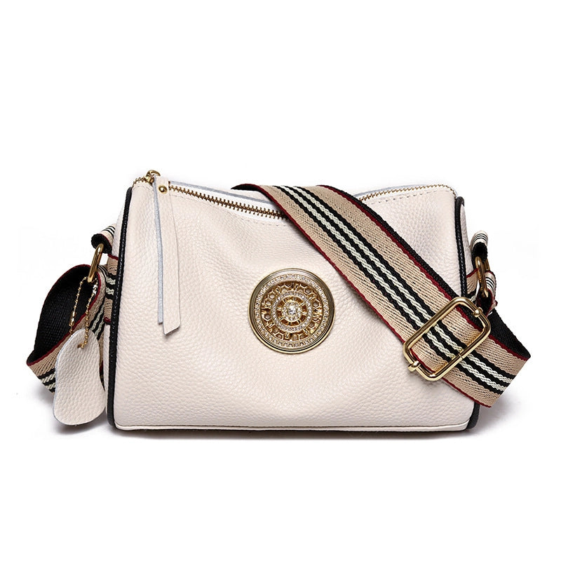 Women's Small All Seasons Leather Vintage Style Classic Style Square Bag