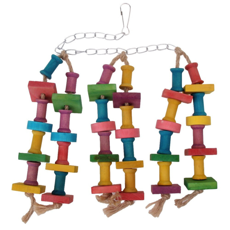 Bird Block Knot Chewing Toy