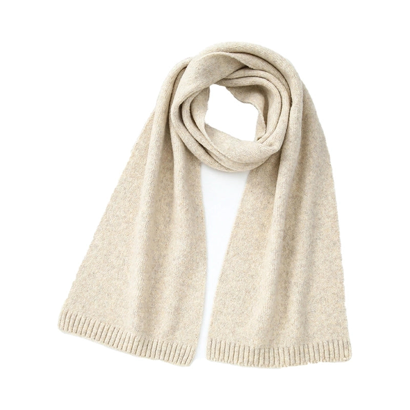 Women's Elegant Business Basic Solid Color Artificial Wool Scarf