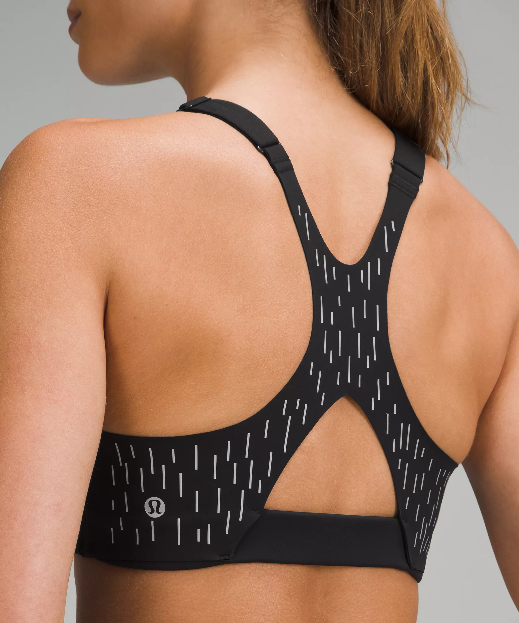 Ultralu Square-Neck Workout Bra B/C Reflective