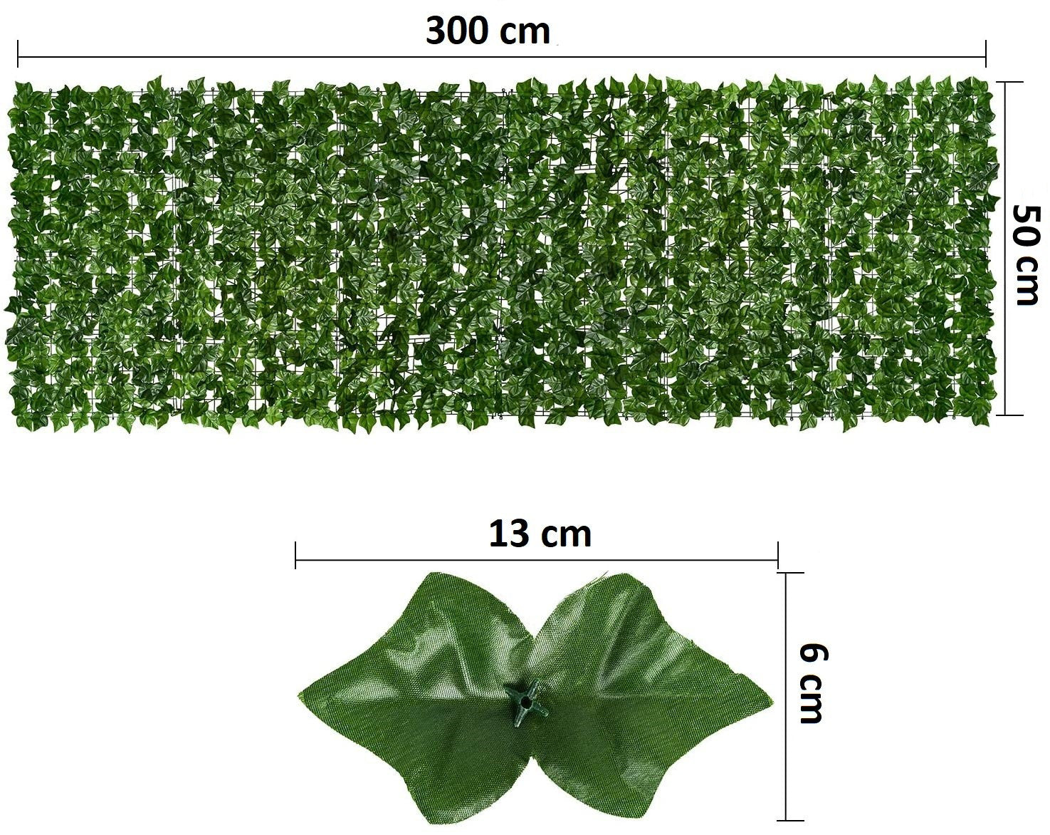 🔥Last Day Sale 50%🔥Fence with Artificial Leaves (Decorative fence 3 m long)