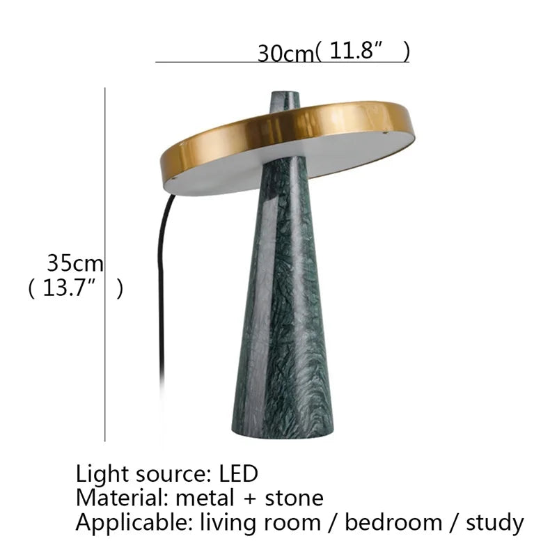 Nordic Luxury LED Table Lamp Contemporary Design