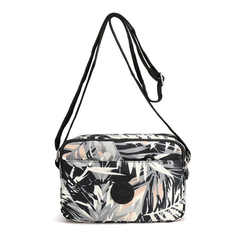Unisex Oxford Cloth Printing Streetwear Square Zipper Square Bag