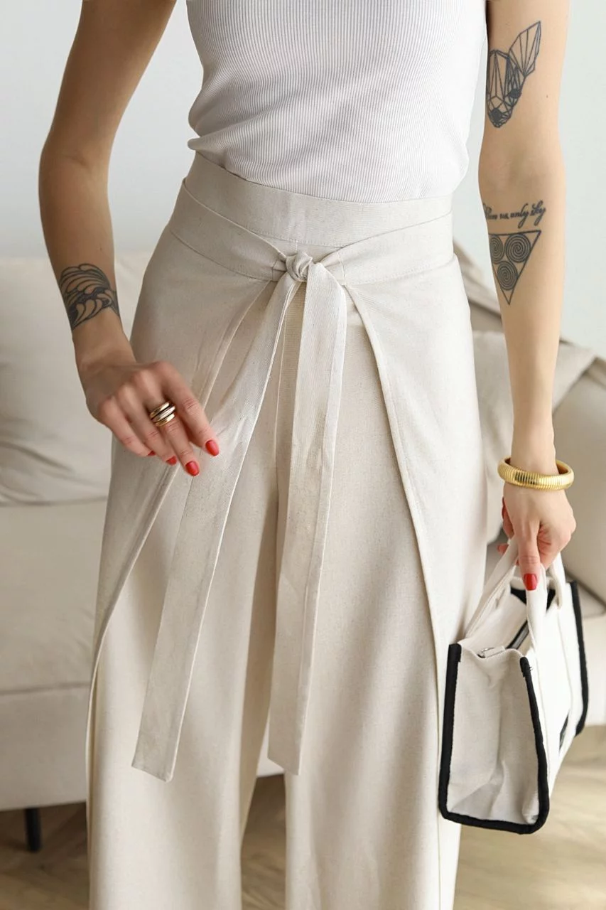 Rosetta | Wide Curved Pants