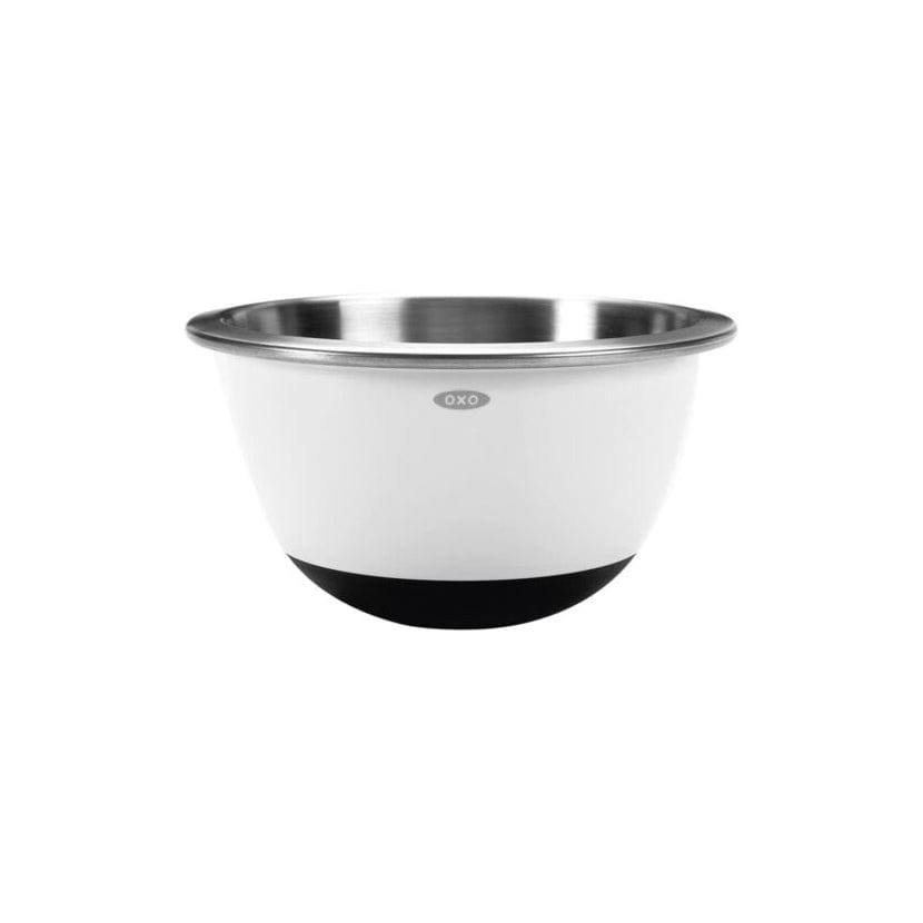 Stainless Steel Mixing Bowl Small - White