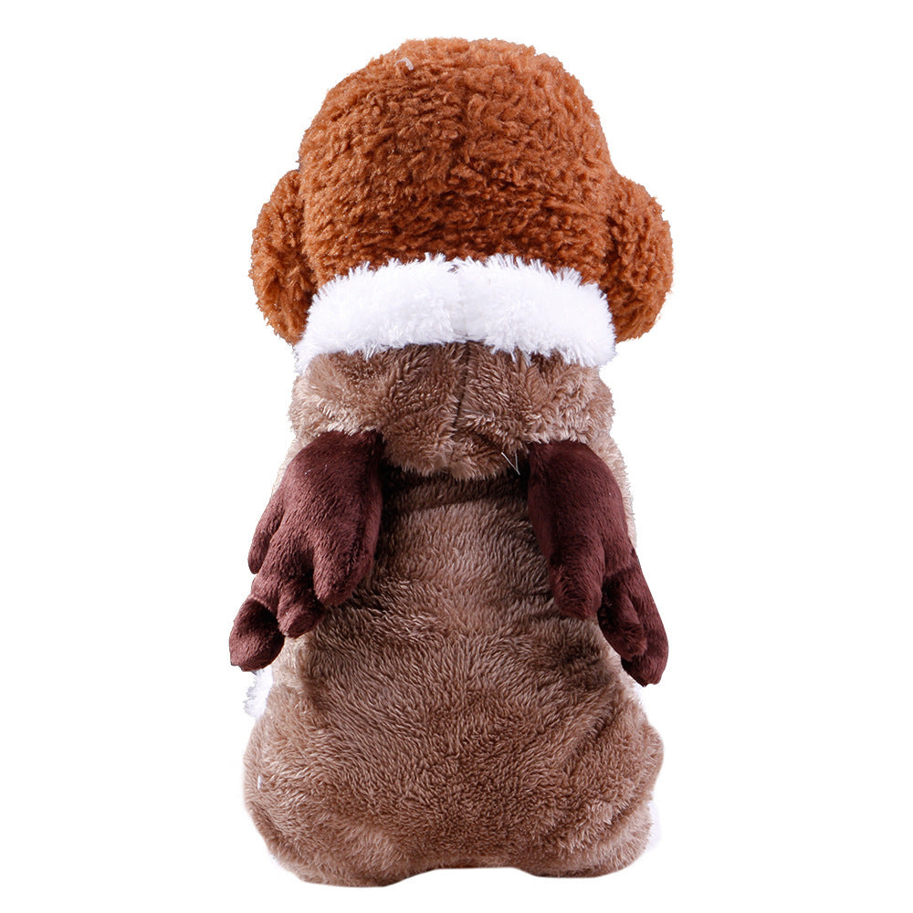 Teddy Bear Christmas Costume For Dogs