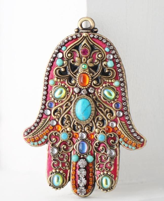 Fuchsia Wall Hamsa