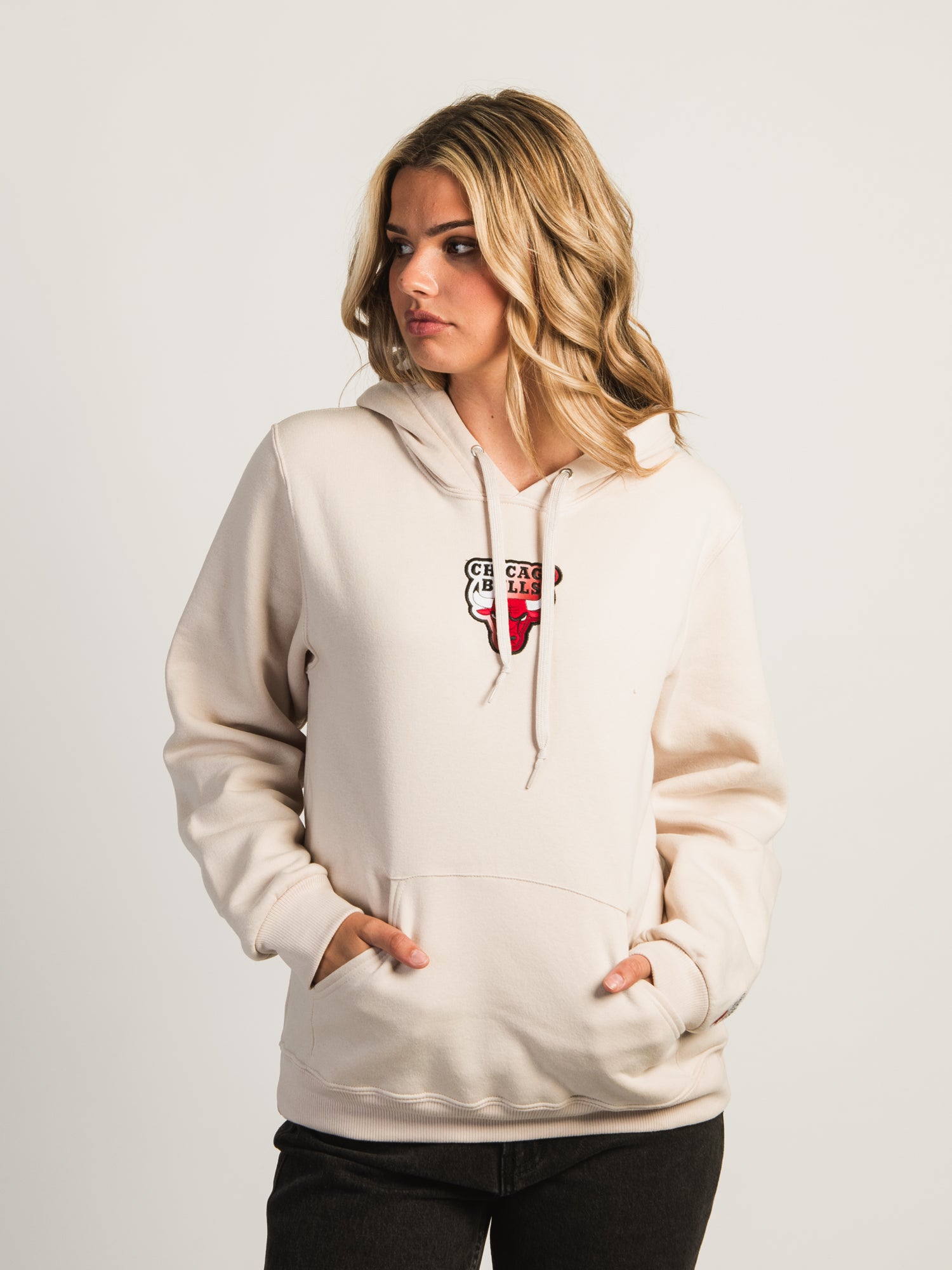 NBA CHICAGO BULLS GRADIENT EMBROIDERED HOODIE