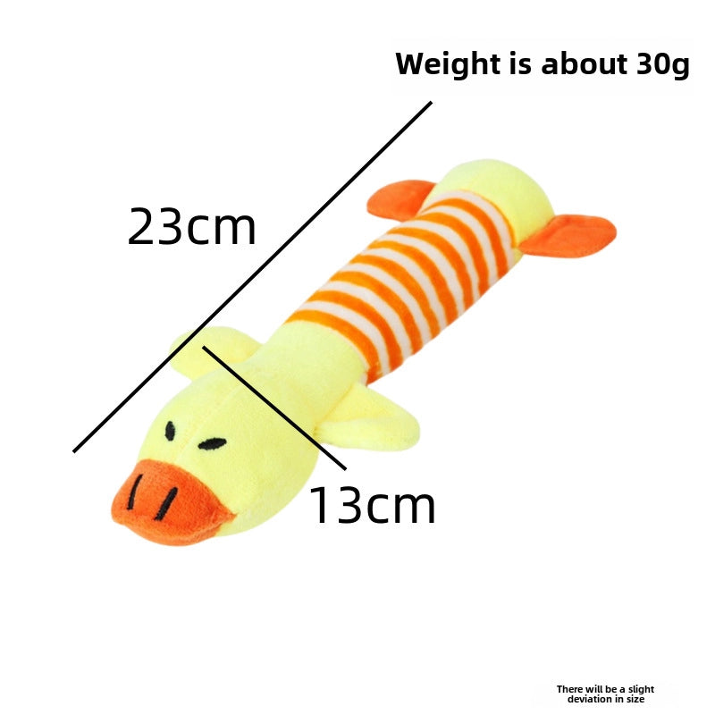 Hot Sale Plush Voice Dog Toy Four Legs Long Animal Pet Molar Toy Cat Supplies