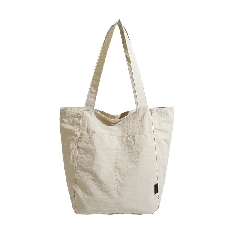 Women's Large Nylon Solid Color Vintage Style Classic Style Square Zipper Shoulder Bag