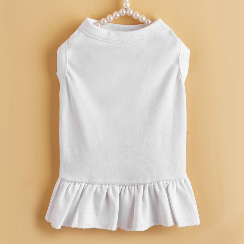 Cute Polyester Solid Color Pet Clothing
