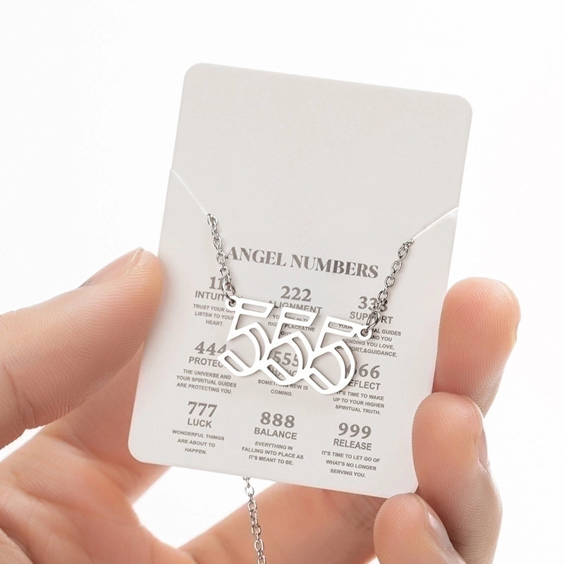 Retro Letter 201 Stainless Steel 18K Gold Plated Plating Stainless Steel Necklaces