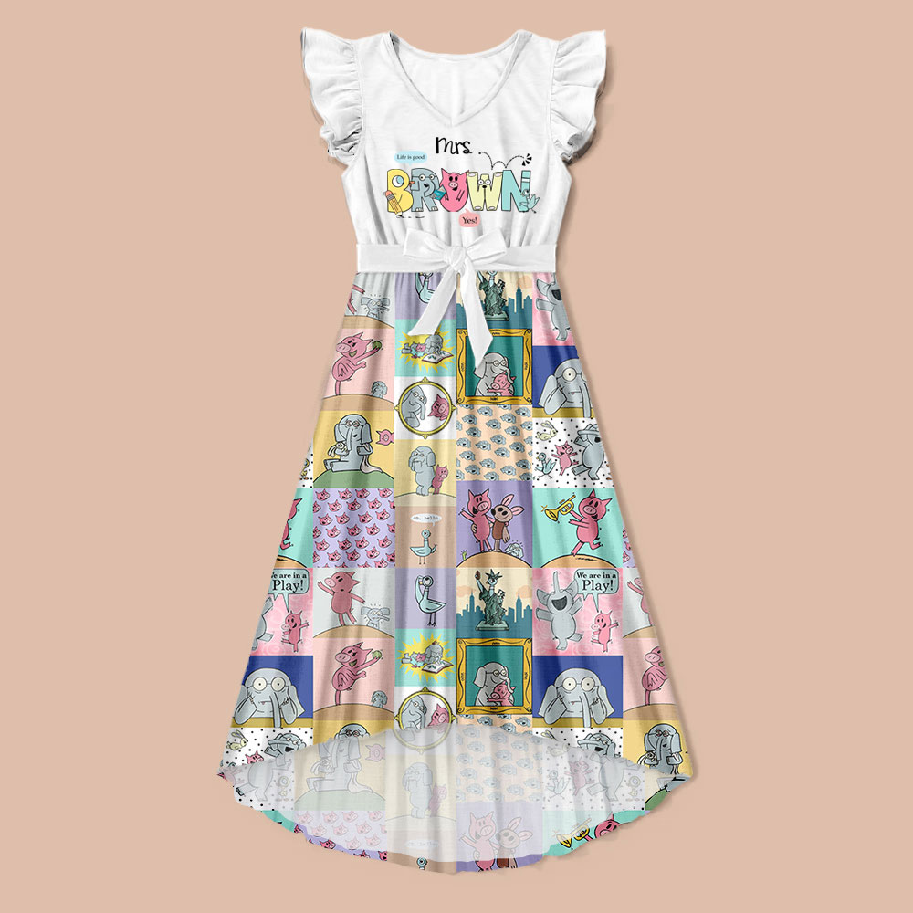 Personalized Life Is Good Teacher One Piece Dress