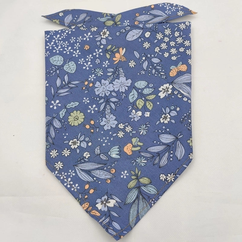 Cartoon Style Cotton Flower Printing Pet Saliva Towel