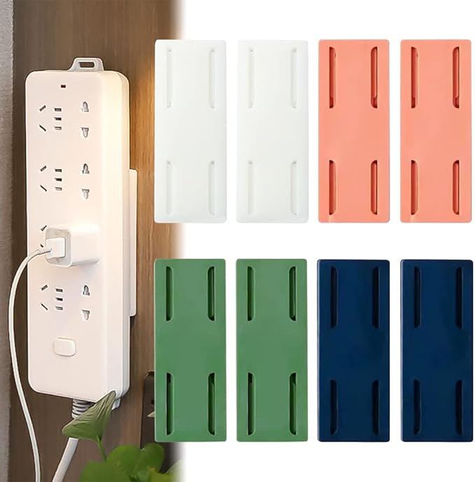1 Pc of Socket Holder. self-adhesive Plug Holder
