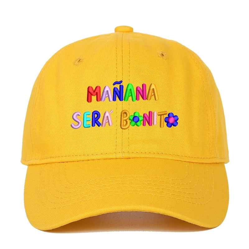 Women's Lady Minimalist Letter Curved Eaves Baseball Cap