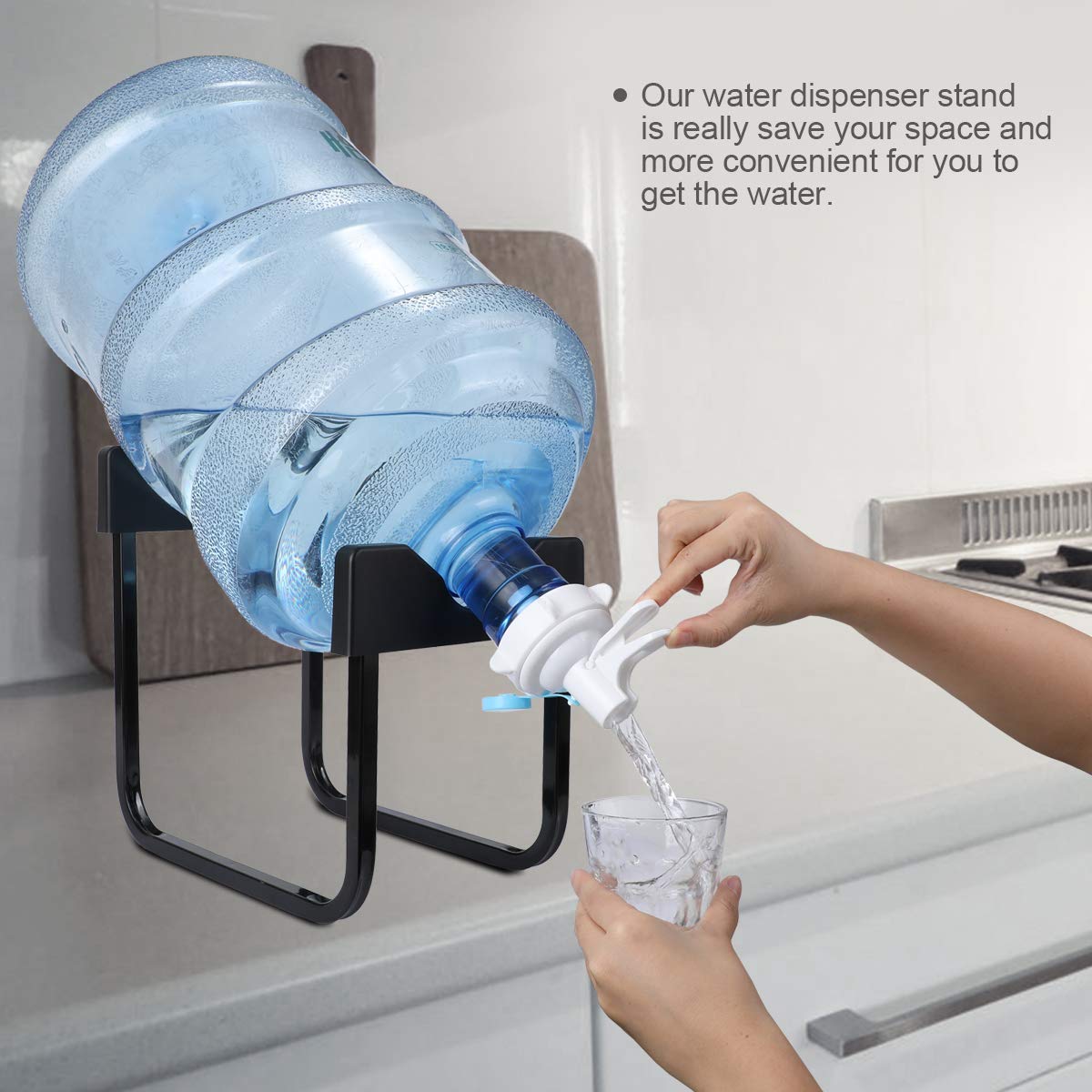 Water Bottle Dispenser Stand . Portable Water Bottle Dispenser Stand with Faucet