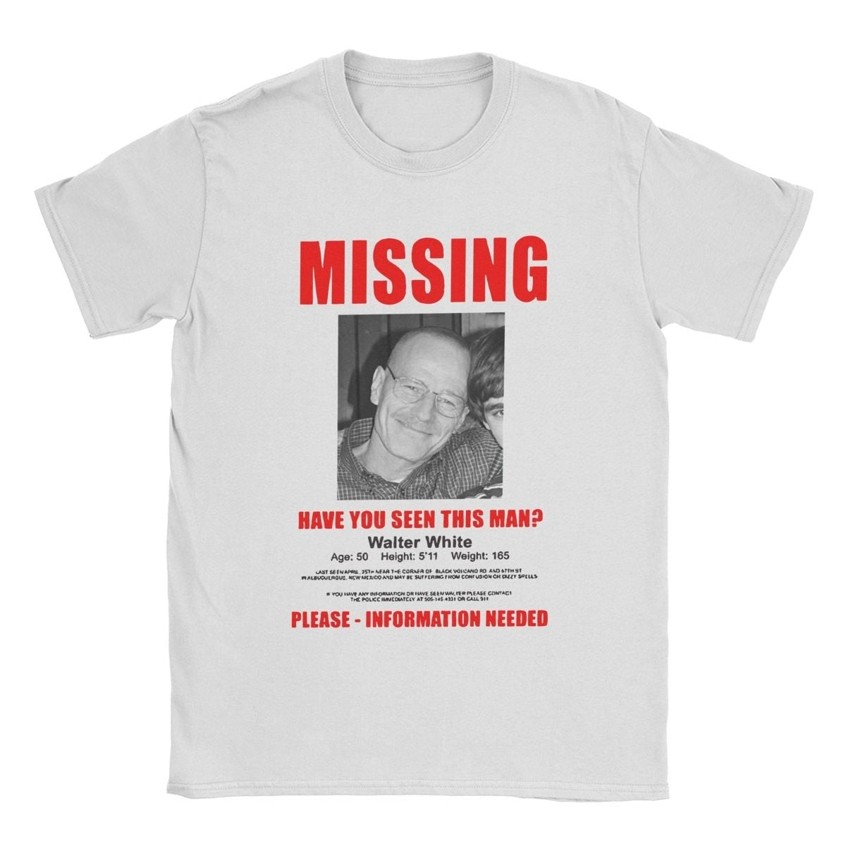 Walter White Missing Tee