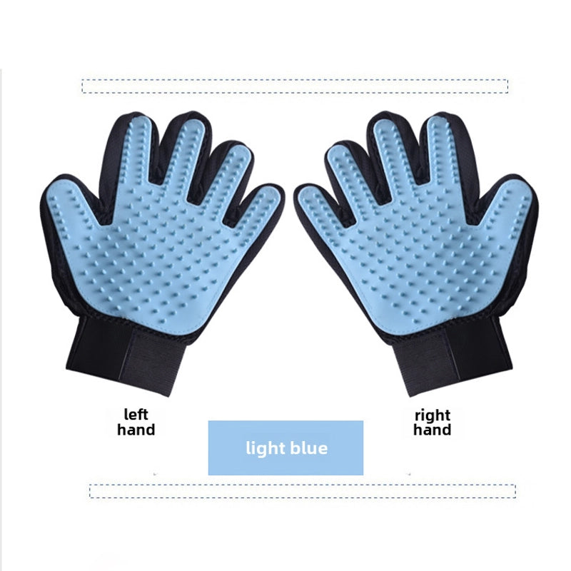 Xinle 180 Needle Pet Gloves Bathing Massage Cleaning Cats And Dogs Supplies Hair Removal Brush Cats And Gloves