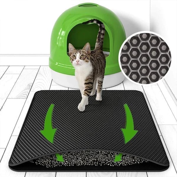 (🔥HOT SALE NOW-49% OFF) Non-Slip Cat Litter Mat (BUY 2 GET EXTRA 10%  OFF)