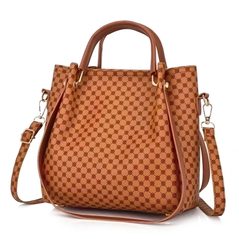 Women's Medium All Seasons Pu Leather Vintage Style Bag Sets