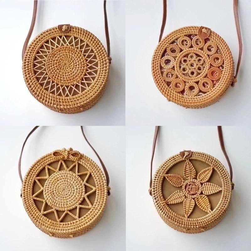 Women's All Seasons Straw Ethnic Style Straw Bag