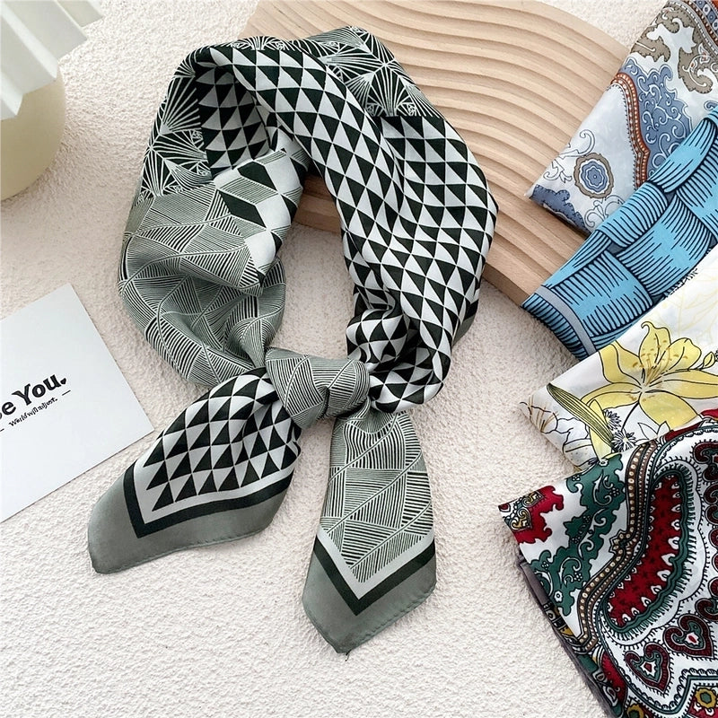 Summer Fashion Gauze Thin Scarf Silk Shirt Scarf