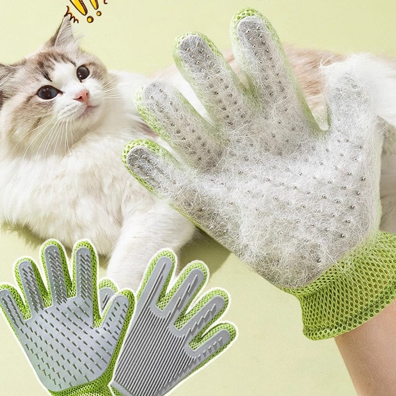 PawsPerfect Silicone Cat Grooming Gloves