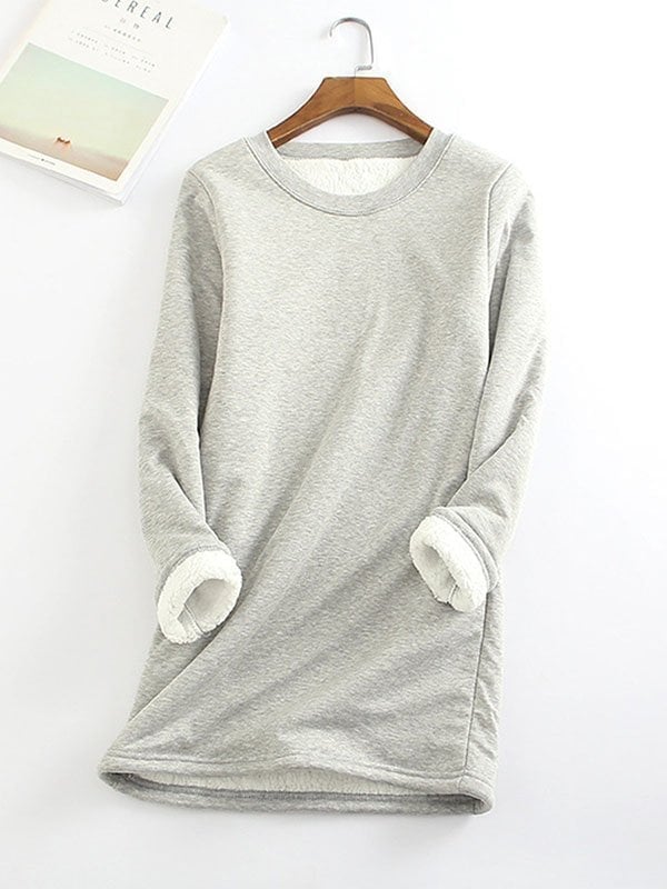 💥Hot Sale .Sold 20000+💥Women's NEW Casual Cotton Round Neck Solid Sweatshirt (S-5XL)