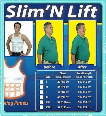 Slim N Lift Slimming Vest Men