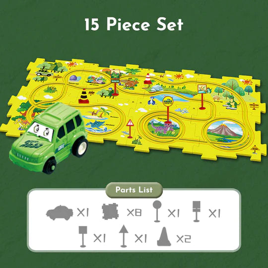 PuzzleRacer™ Kid's Car Track