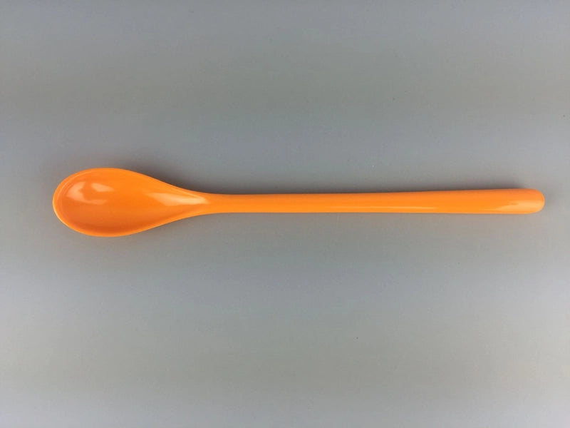 Colorful Plastic Long Handle Coffee Spoon Melamine Stirring Spoon Soup Spoon Spoon Stainless Steel Tableware