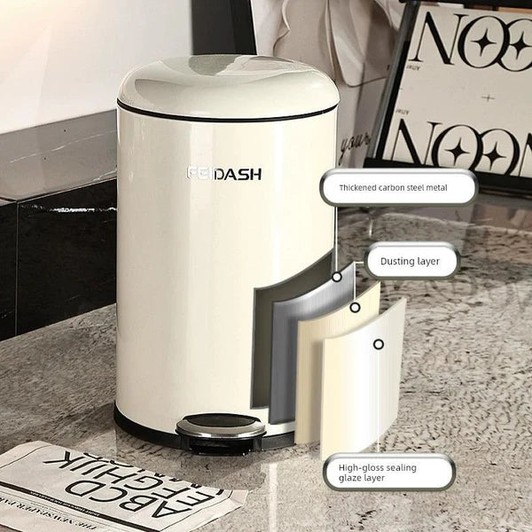 New Luxury Trash Can With Foot Pedal & Lid