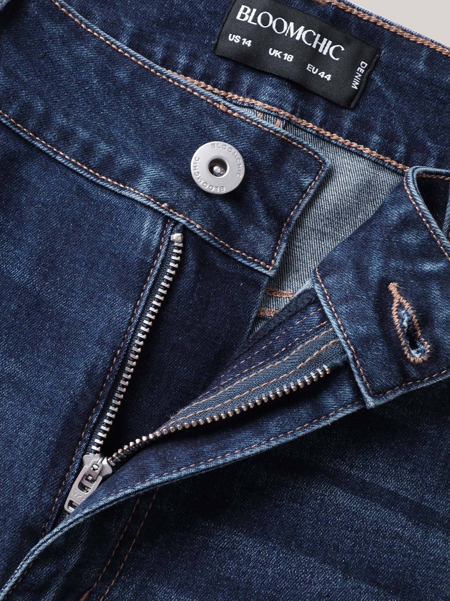 Booty-Lifting Bootcut No-Gap Waist Jeans