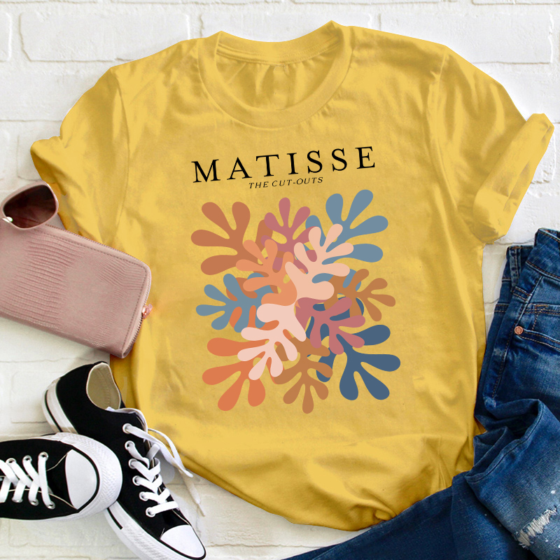 Matisse The Cut Outs Teacher T-Shirt