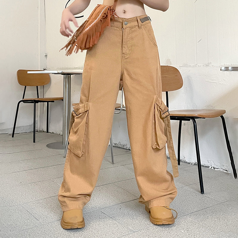 Vintage Khaki Cargo Pants  KF81681