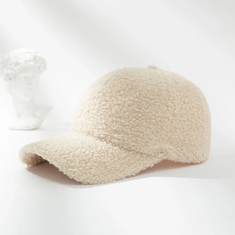 Unisex Minimalist Solid Color Streetwear Solid Color Curved Eaves Baseball Cap