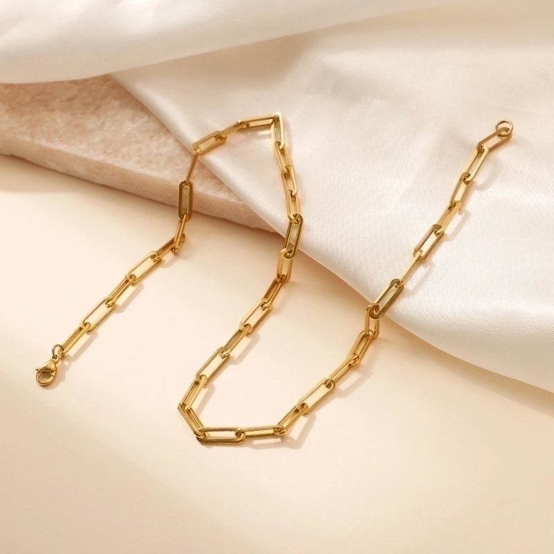 Minimalist None 304 Stainless Steel Stainless Steel Necklaces