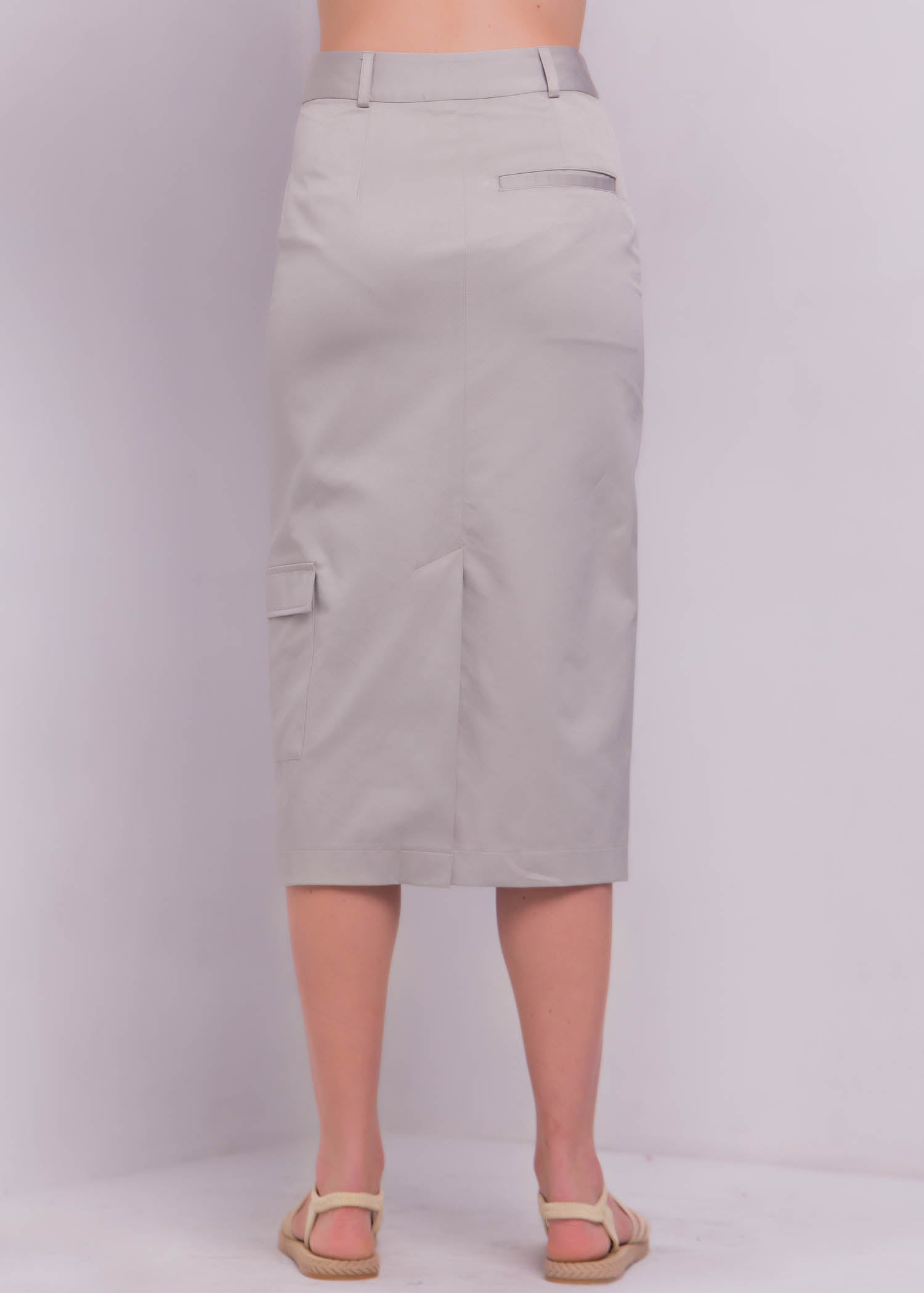 Fitted Skirt With Pocket