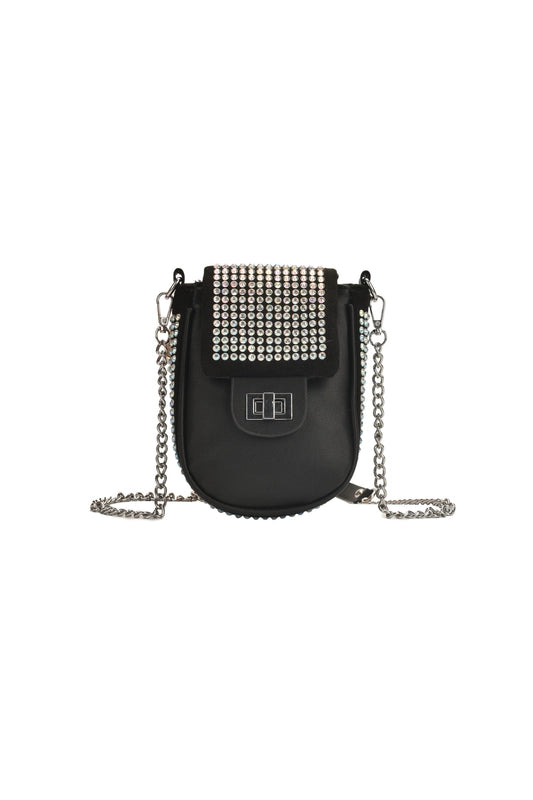 Women's Small Summer Pu Leather Solid Color Fashion Square Lock Clasp Square Bag