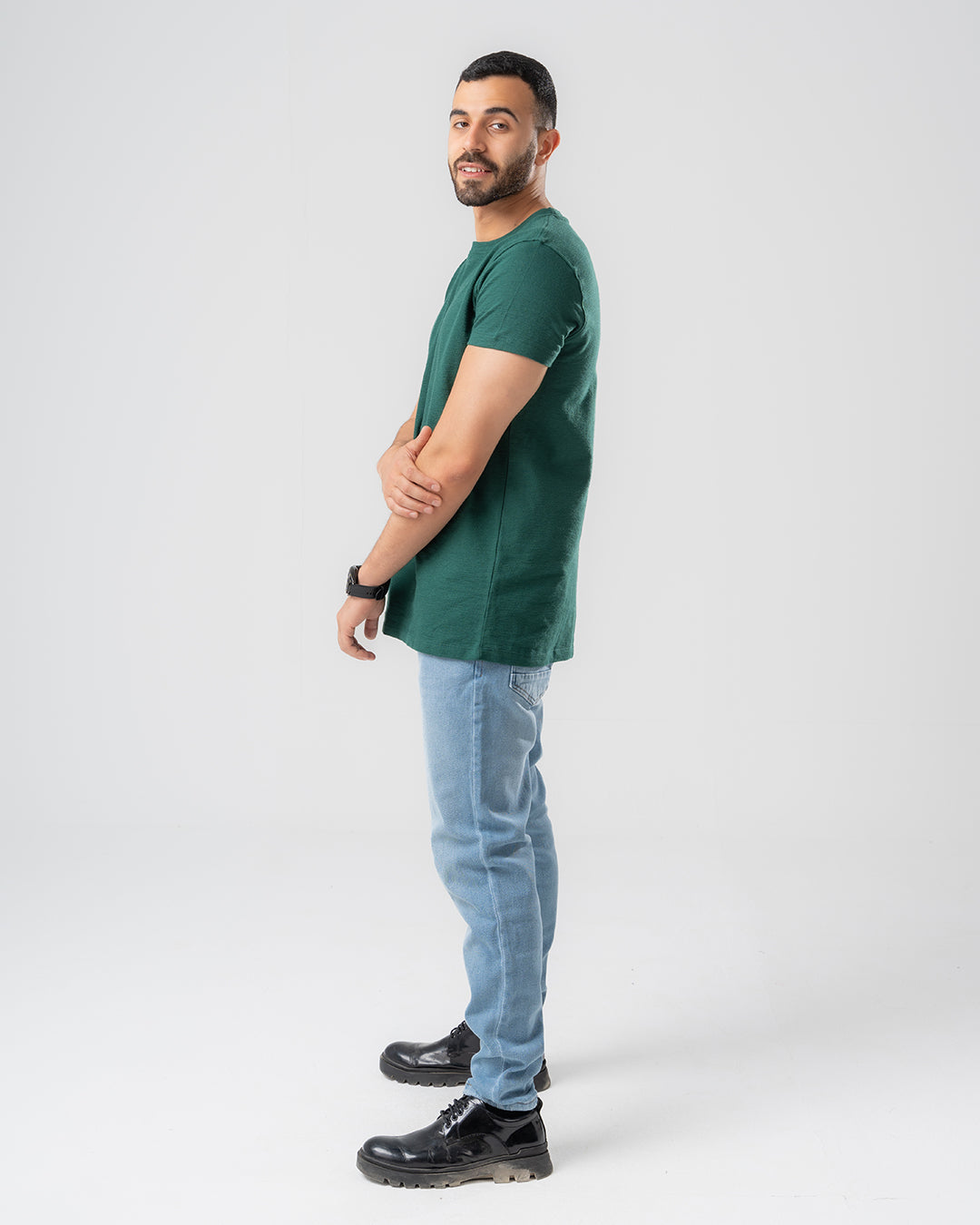 Slim Fit Denim Pants - Men
