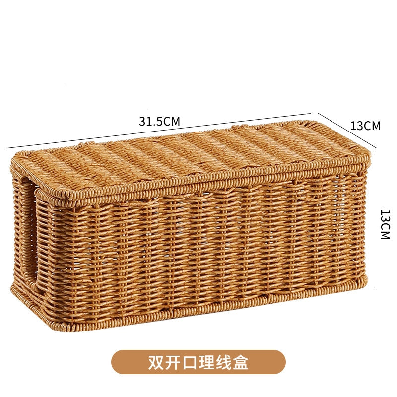 Minimalist Classic Style Solid Color Plastic Storage Box