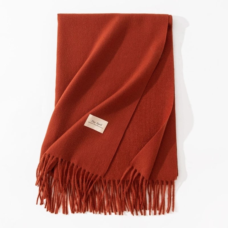 Scarf Winter Warm Windproof Shawl Women's High-end  Women's Cashmere Scarf