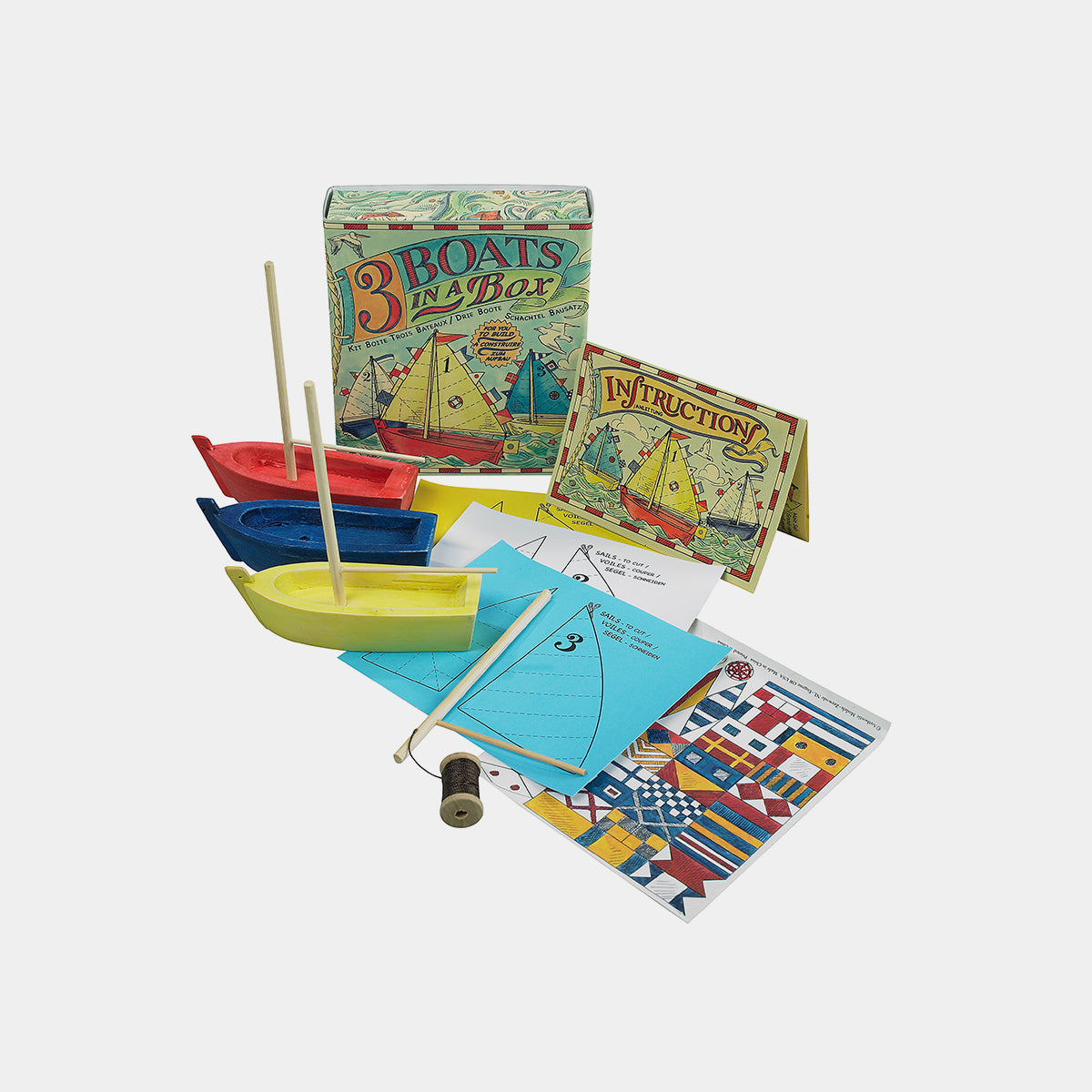 Three Boats In a Box Kit