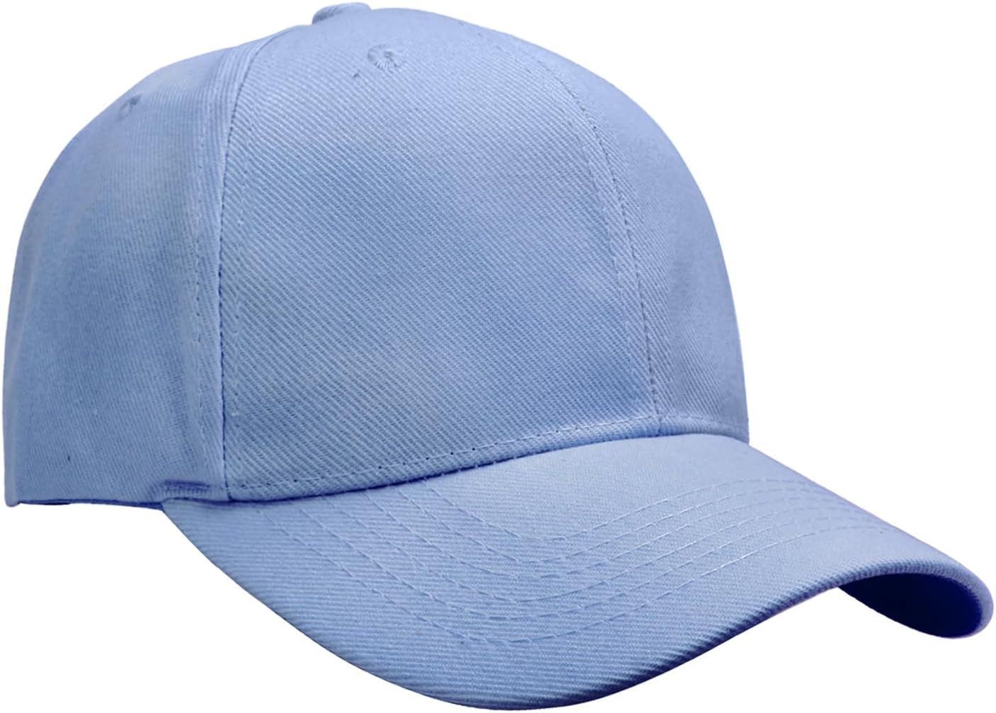 Falari Wholesale Bulk Lot 12-Pack Baseball Cap Adjustable Size Plain Blank Solid Color